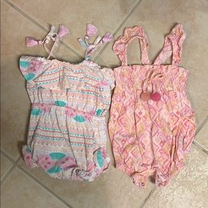 Jessica Simpson romper 2-pack